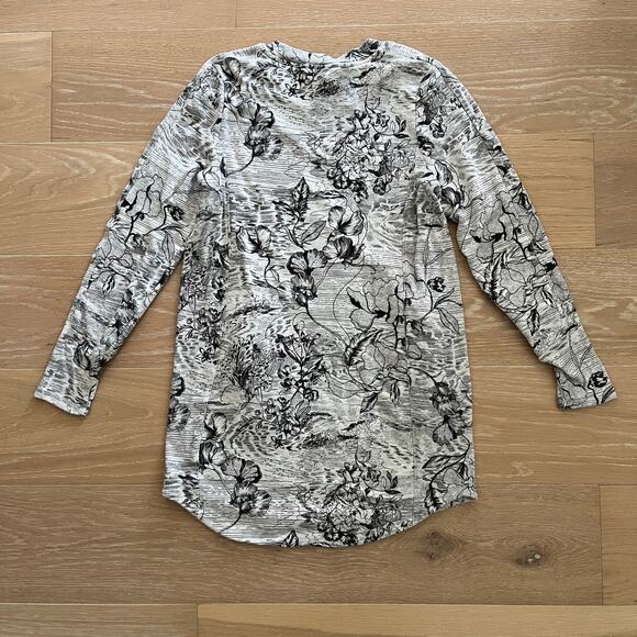 Athleta Balance Dress Eden Floral Grey Small Petite - Picture 4 of 6